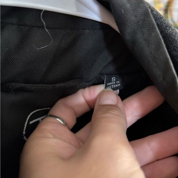 Men's Black wool Coat T Tech by TUMI winter weatherproof coat layered - Picture 3 of 14